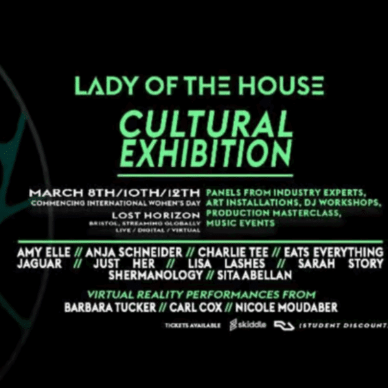 Lady of the House Cultural Exhibition flyer.
