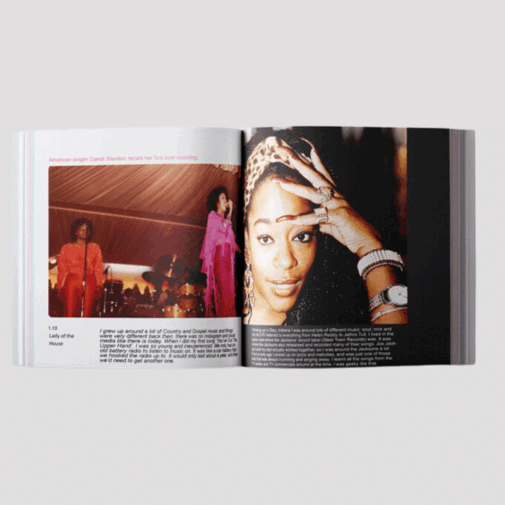 Extract of the book featuring images of Candi Station